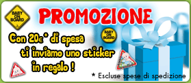 Con 20€ * di spesa uno sticker in regalo !