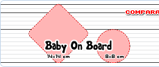 Comparazione Stickers - Baby On Board