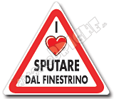 I LOVE SPUTARE DAL FINESTRINO