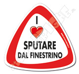 I LOVE SPUTARE DAL FINESTRINO