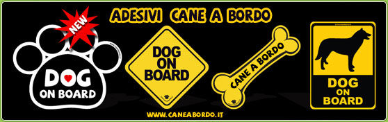 Adesivi Cane a Bordo