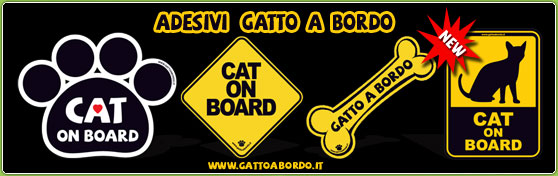 Adesivi Gatto a Bordo